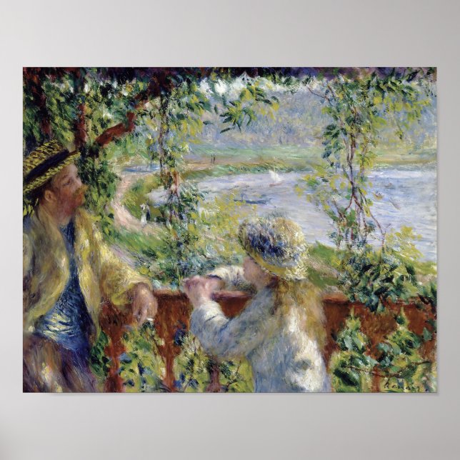 Póster Junto al agua de Renoir  (Frente)