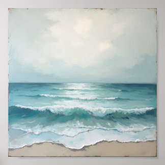 Póster Junto al mar