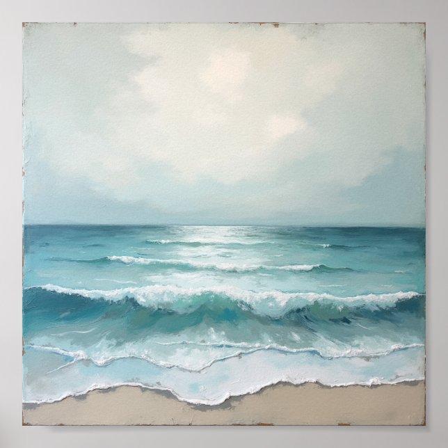 Póster Junto al mar (Frente)
