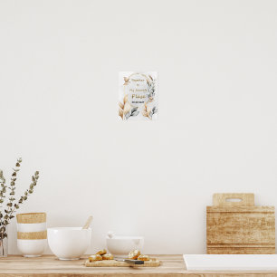 Póster Juntos es mi lugar favorito Boda Personalizada