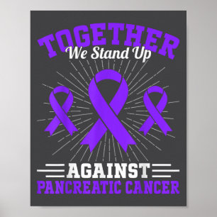 Póster Juntos Nos Levantamos Contra el Cáncer de Páncreas