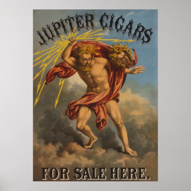 Póster Júpiter Cigars (Frente)