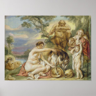 Póster Júpiter como niño