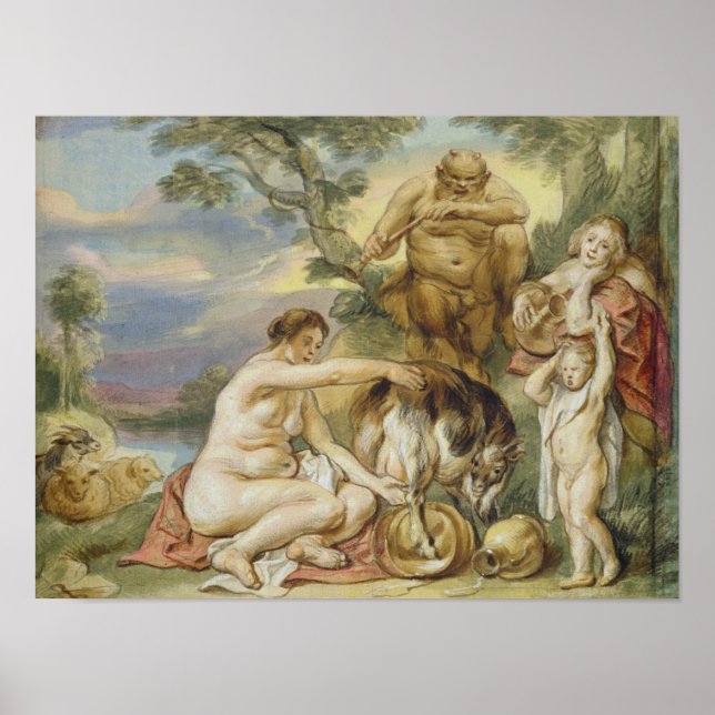 Póster Júpiter como niño (Frente)