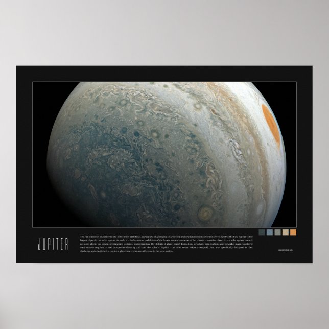 Póster Júpiter (Misión Juno) (Frente)