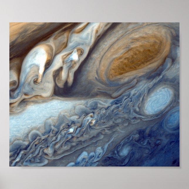 Póster Júpiter Swirls de la NASA (Frente)