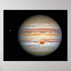 Póster Júpiter y Europa