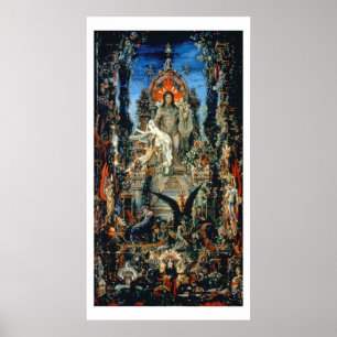 Póster Júpiter y Semele, 1894-95 (aceite sobre lienzo)