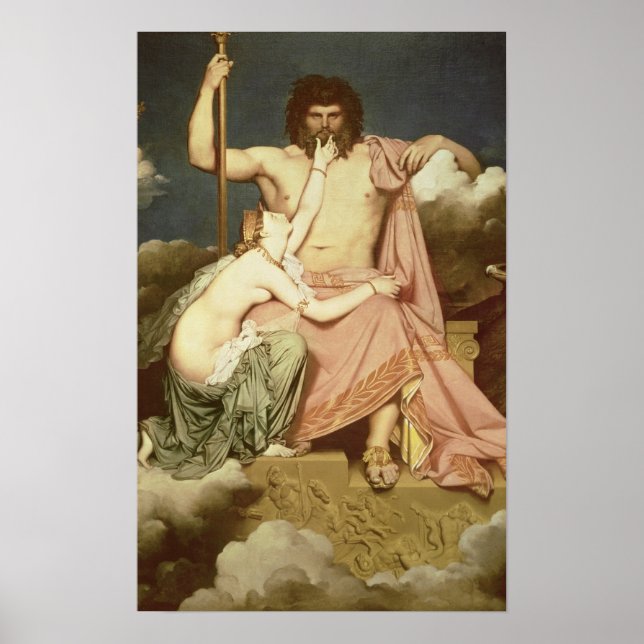Póster Júpiter y Thetis, 1811 (Frente)