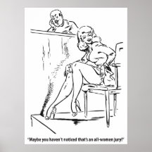 Jurado de mujeres, divertido vintage