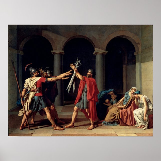 Póster Juramento del Horatii (Frente)