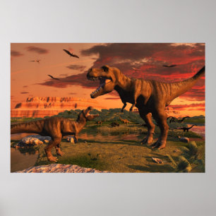 Póster Jurassic dawn