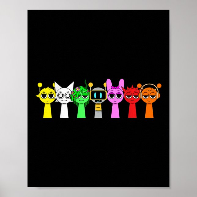 Póster Just A Boy Who Loves Sprunky Funny Sprunky Game  (Frente)