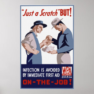 Póster Just a Scratch Poster