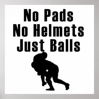 Póster Just Balls Rugby