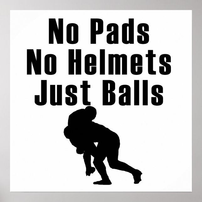 Póster Just Balls Rugby (Frente)
