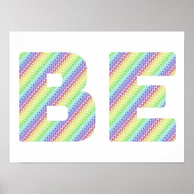 Póster Just BE: The Permission to Exist Rainbow Art Poste (Frente)