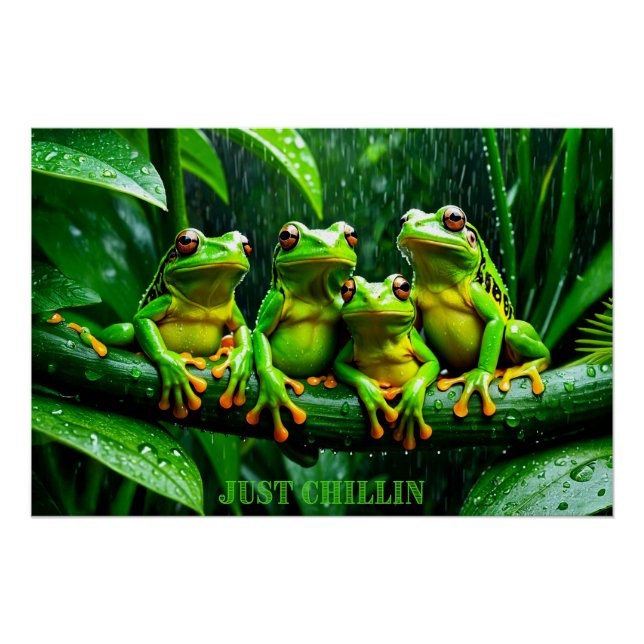 Póster Just Chillin (Anverso)