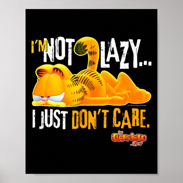 Póster Just Don't Care  (Frente)