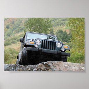 Póster Just Me and My Jeep - Por Logan Guinn