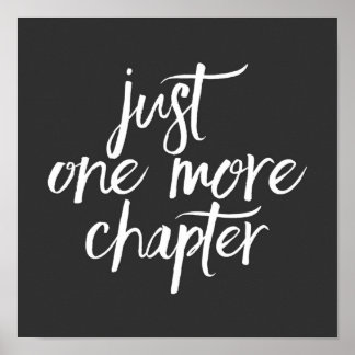 Póster Just One More Chapter 