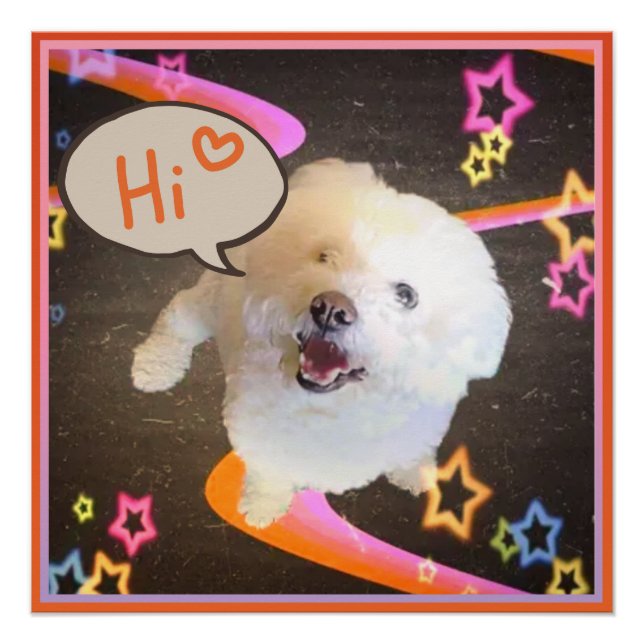 Póster Just Saying "Hi"  (Anverso)