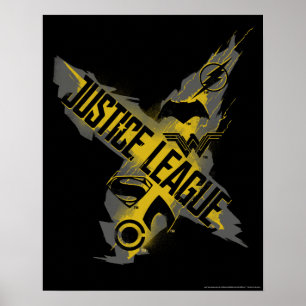 Póster Justice League Justice League & Team Symbols