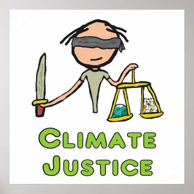Póster Justicia climática (Frente)