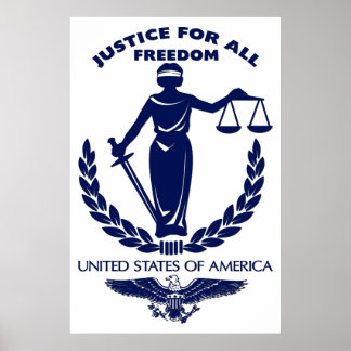 Póster Justicia para todos