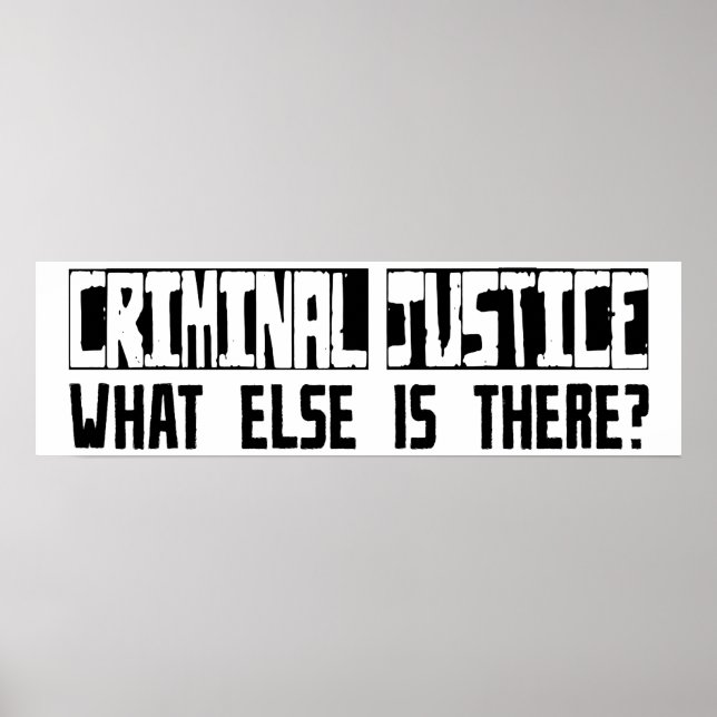 Póster Justicia Penal ¿Qué Más Hay? (Frente)