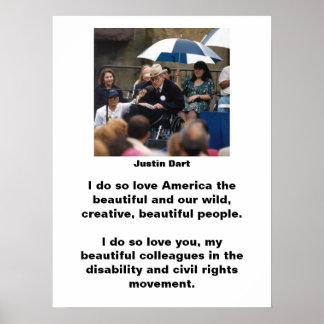 Póster Justin Dart Cita 1