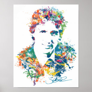 Póster Justin Trudeau Digital Art