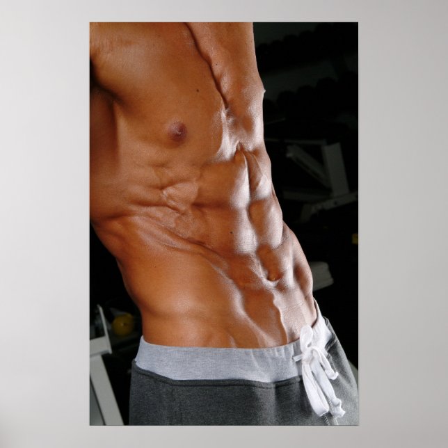 Póster Justin Woltering Poster #17 - Abs (Frente)