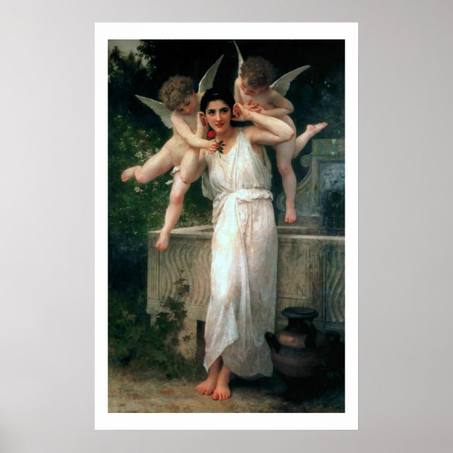 Póster Juventud 1893, William Adolphe Bouguereau (Frente)