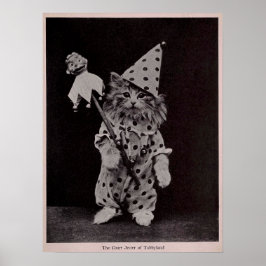 Póster Juzgado de la Corte de la foto del gato de Tabblyl