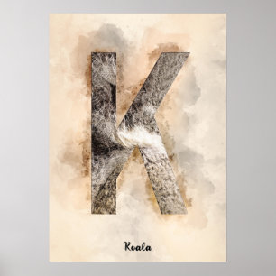 Póster K es para Koala