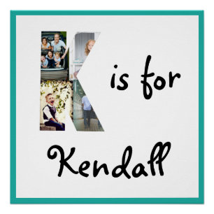 Póster K es para Nombre