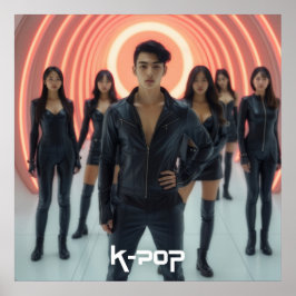 PÓSTER K-POP - SEÚL - ASIA