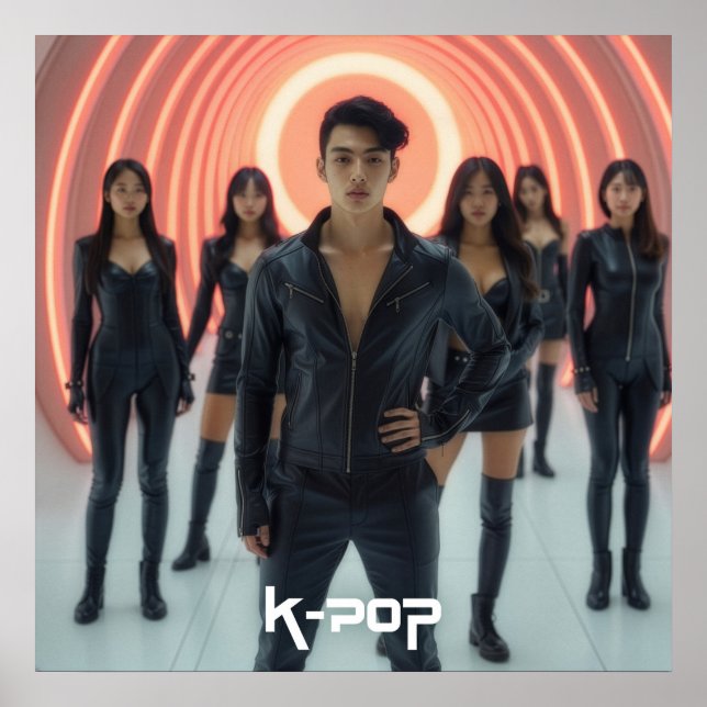 PÓSTER K-POP - SEÚL - ASIA (Frente)