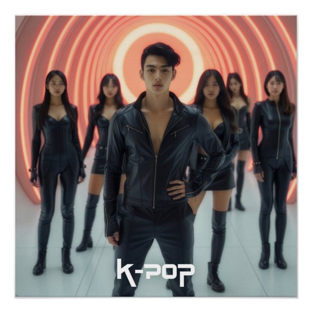 PÓSTER K-POP - SEÚL - ASIA (Anverso)
