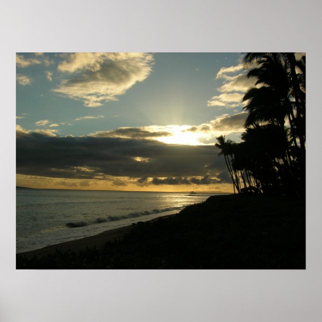 Póster Ka'anapali sunset (Frente)