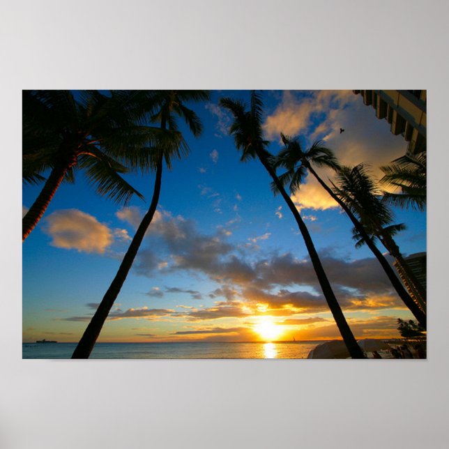 Póster Ka'annapoli Beach Sunset (Frente)