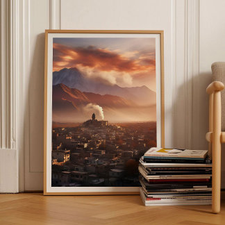 Póster Kabul Print Afghanistan Print Kabul Poster Afghani