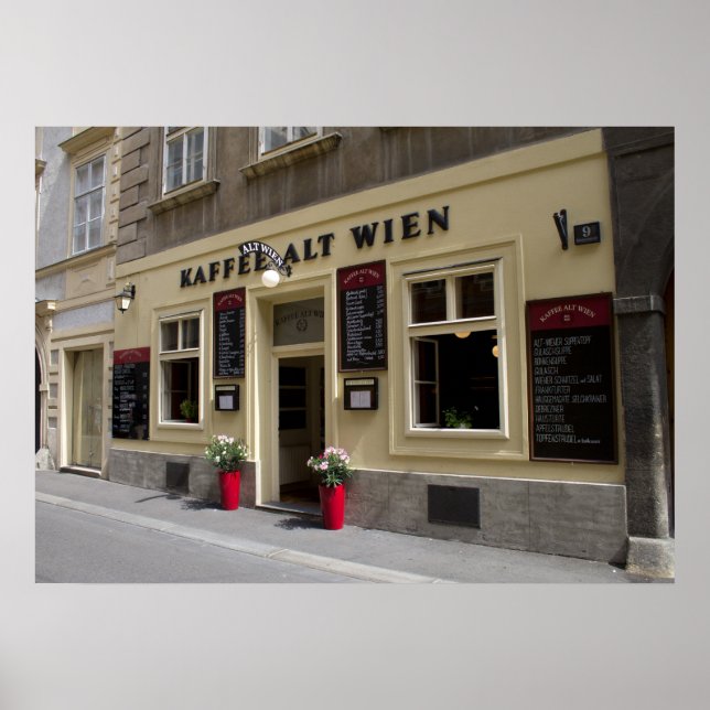 Póster Kaffee Alt Wien, Viena Austria (Frente)