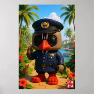Póster Kagu Mamoru Kun