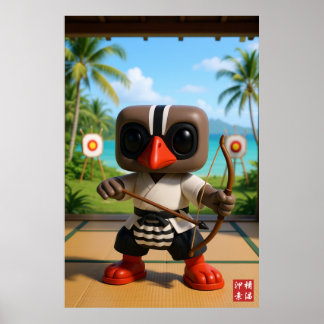 Póster Kagu Tropical Kyudo