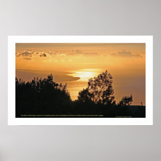 Póster Kaho'olawe Sunset