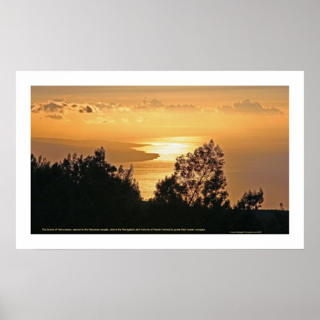 Póster Kaho'olawe Sunset (Frente)