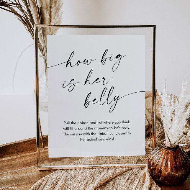 Póster KAIA Qué Grande Es Su Juego De Baby Shower Belly (Subido por el creador)