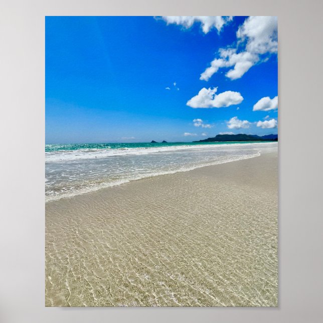 Póster Kailua, Poster de Oahu (Frente)